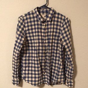 J. Crew plaid button down